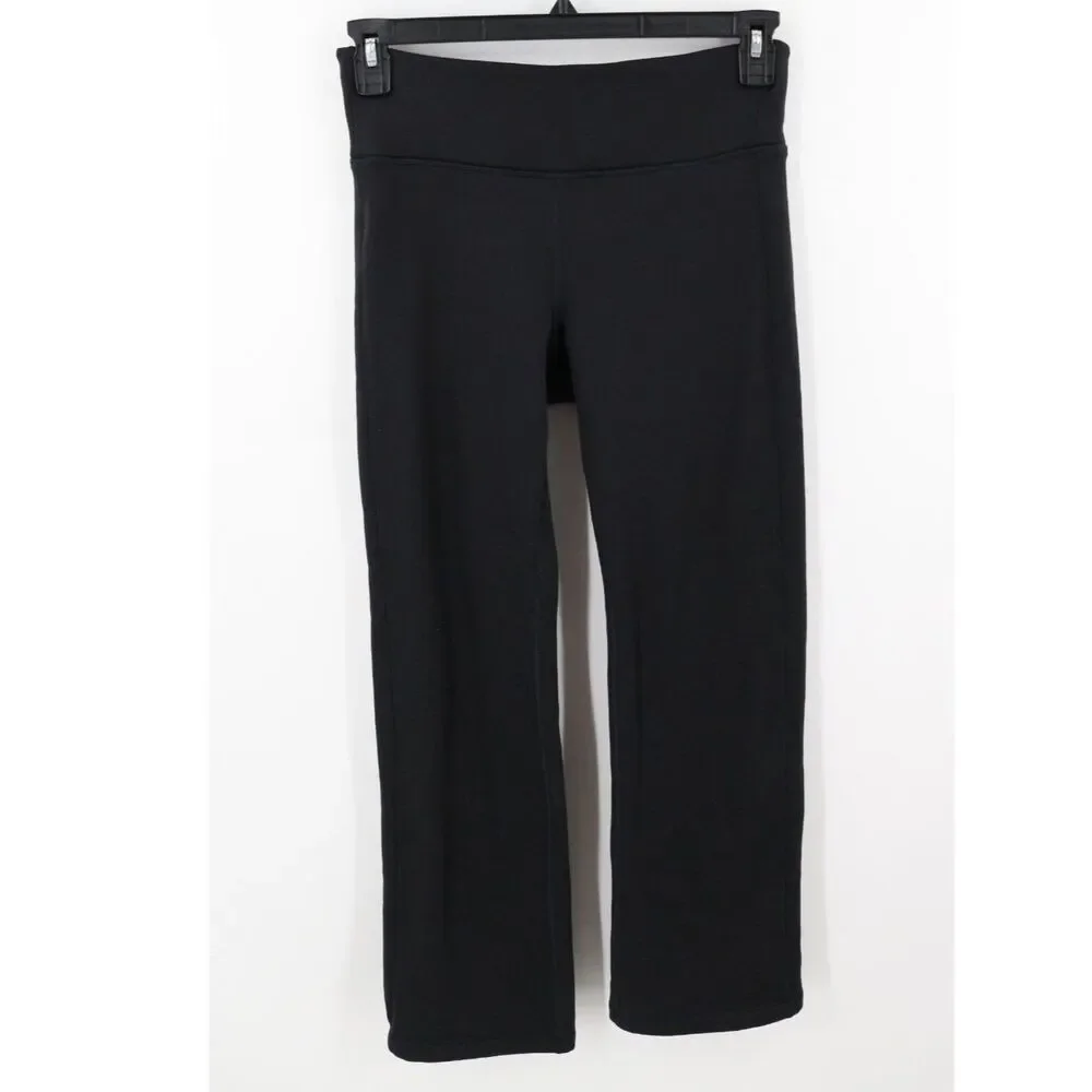 Athleta Womens Altitude Edge Pants Fleece Lined Size Medium Black